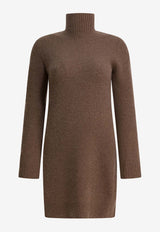 Max Mara Edison Turtleneck Mini Dress Brown 2521326029EDISON002_a7f3da1a-759c-4bb7-b921-9e19839f8d98