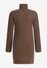 Max Mara Edison Turtleneck Mini Dress Brown 2521326029EDISON002_a7f3da1a-759c-4bb7-b921-9e19839f8d98