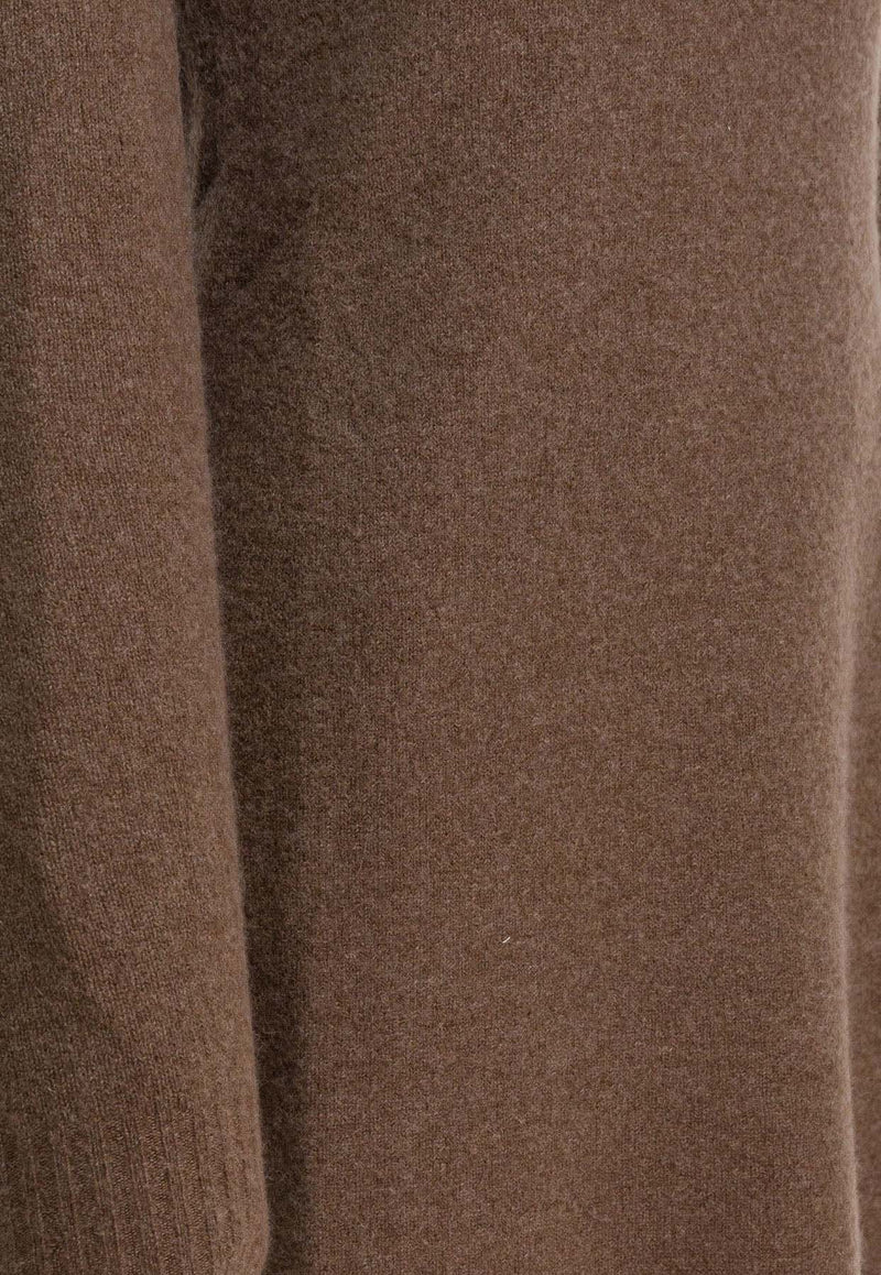 Max Mara Edison Turtleneck Mini Dress Brown 2521326029EDISON002_a7f3da1a-759c-4bb7-b921-9e19839f8d98