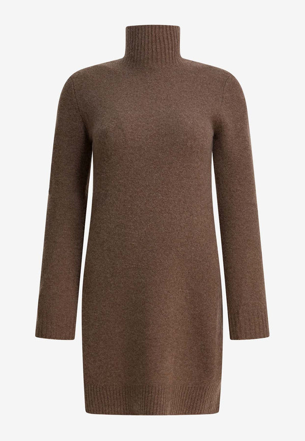 Max Mara Edison Turtleneck Mini Dress Brown 2521326029EDISON002_a7f3da1a-759c-4bb7-b921-9e19839f8d98