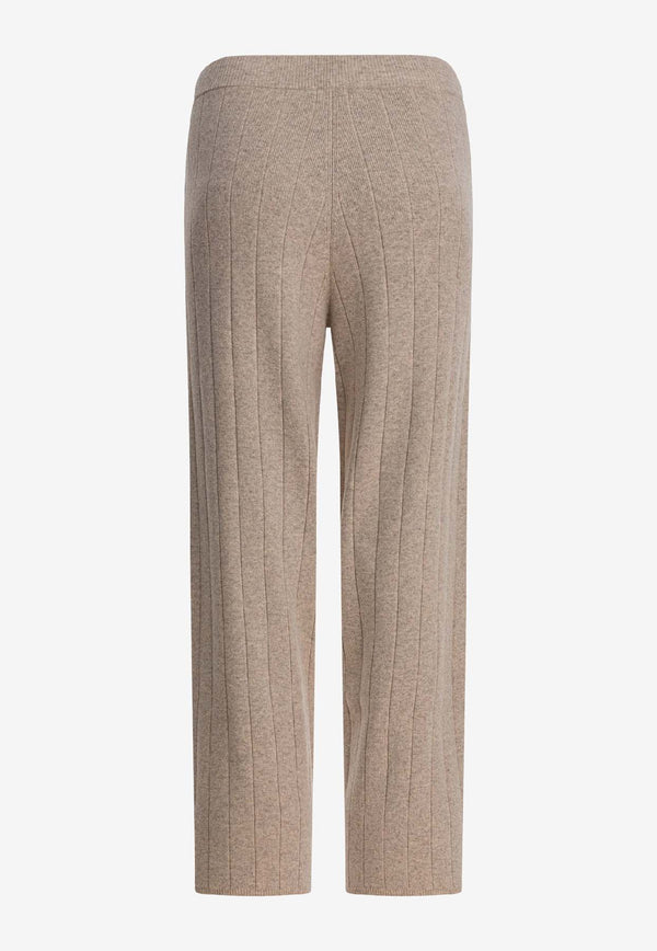 Max Mara Jardin Stitched Straight-Leg Pants Beige 2521336029JARDIN001_31d6614d-75e1-4a9c-9e92-590c58796ff2