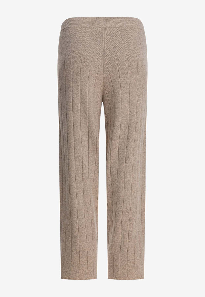 Max Mara Jardin Stitched Straight-Leg Pants Beige 2521336029JARDIN001_31d6614d-75e1-4a9c-9e92-590c58796ff2