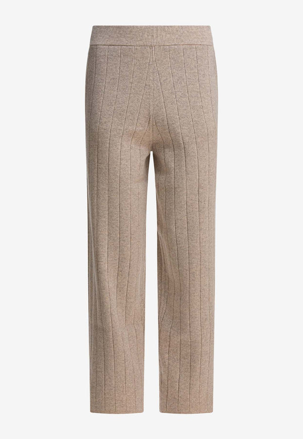 Max Mara Jardin Stitched Straight-Leg Pants Beige 2521336029JARDIN001_31d6614d-75e1-4a9c-9e92-590c58796ff2