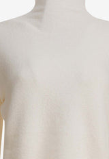 Max Mara Orlaya Cashmere-Blend High-Neck Sweater White 2521366089ORLAYA001_7ff6598b-0f93-44d6-b3b8-ff2c3e46dcf9