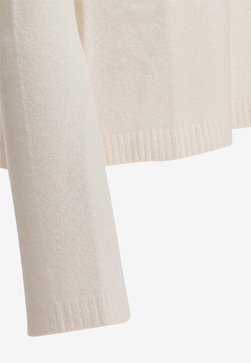 Max Mara Orlaya Cashmere-Blend High-Neck Sweater White 2521366089ORLAYA001_7ff6598b-0f93-44d6-b3b8-ff2c3e46dcf9