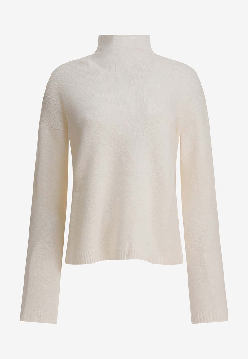 Max Mara Orlaya Cashmere-Blend High-Neck Sweater White 2521366089ORLAYA001_7ff6598b-0f93-44d6-b3b8-ff2c3e46dcf9