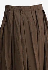 Max Mara Aloe Flared Midi Skirt Brown 2529106043ALOE002_474b9e5b-bee0-4959-9e59-783d998308b0