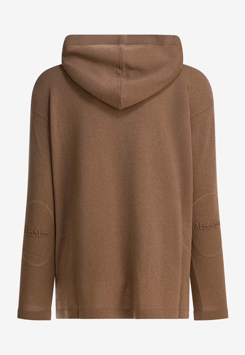 S Max Mara Heroic Wool Hooded Sweatshirt  Brown 2529366101EROICO002_eb0916ee-75f6-4833-9008-8d49fe41b324