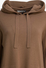 S Max Mara Heroic Wool Hooded Sweatshirt  Brown 2529366101EROICO002_eb0916ee-75f6-4833-9008-8d49fe41b324