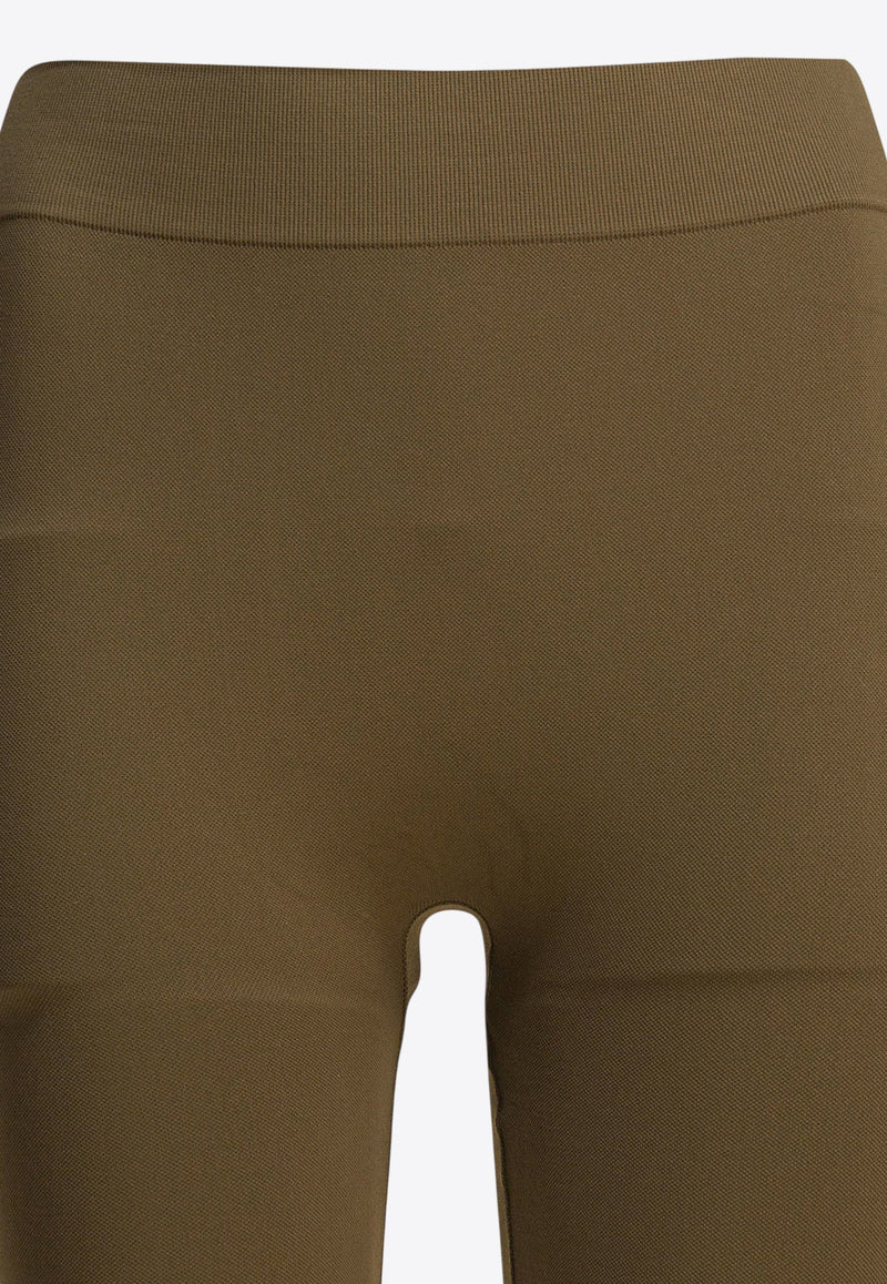 S Max Mara Basilea Logo Lettering Stretch Leggings Brown 2529816011BASILEA008_b51972fd-0759-4797-bfec-b3466e985e94