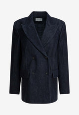 Sportmax Ancella Double-Breasted Denim Blazer Blue 2522046053ANCELLA1234001_7aceb077-9cea-4f05-a77f-dc91dd06dcbe