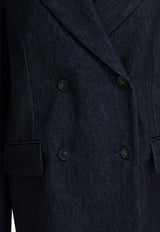 Sportmax Ancella Double-Breasted Denim Blazer Blue 2522046053ANCELLA1234001_7aceb077-9cea-4f05-a77f-dc91dd06dcbe
