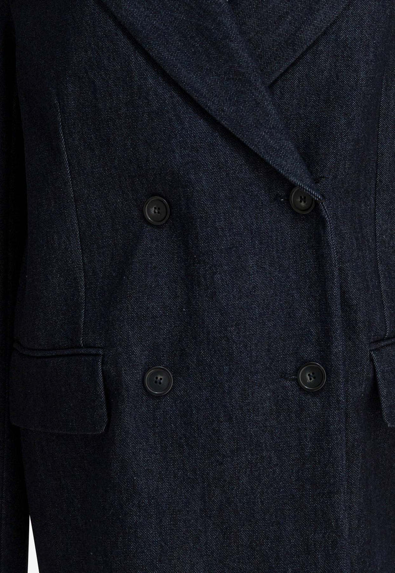 Sportmax Ancella Double-Breasted Denim Blazer Blue 2522046053ANCELLA1234001_7aceb077-9cea-4f05-a77f-dc91dd06dcbe