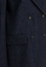 Sportmax Ancella Double-Breasted Denim Blazer Blue 2522046053ANCELLA1234001_7aceb077-9cea-4f05-a77f-dc91dd06dcbe