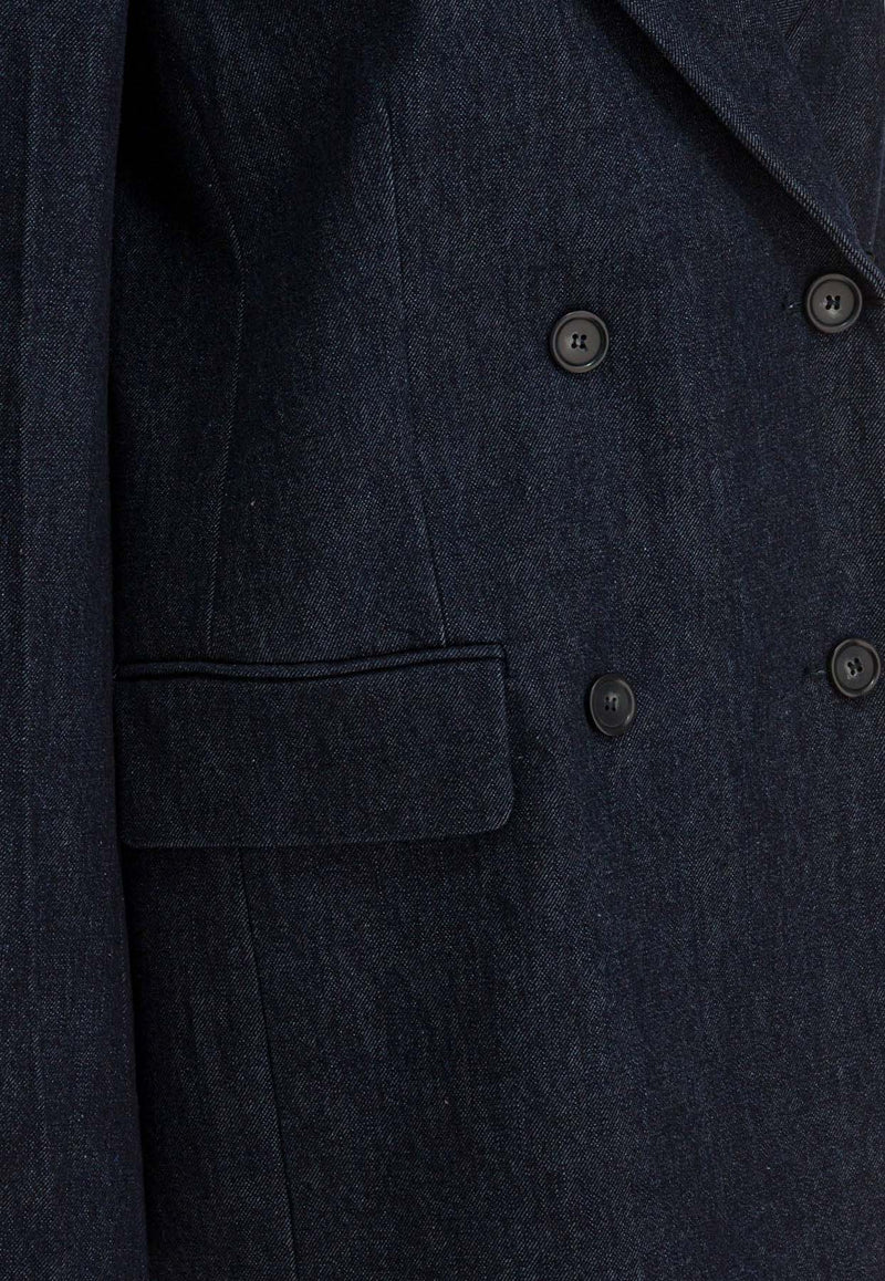 Sportmax Ancella Double-Breasted Denim Blazer Blue 2522046053ANCELLA1234001_7aceb077-9cea-4f05-a77f-dc91dd06dcbe