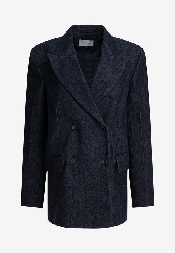 Sportmax Ancella Double-Breasted Denim Blazer Blue 2522046053ANCELLA1234001_7aceb077-9cea-4f05-a77f-dc91dd06dcbe
