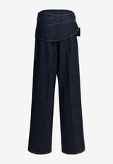Sportmax Aia Loose Denim Pants Blue 2522186013AIA1234001_21940ee0-e6aa-4e2c-84d9-0ac76f6c783f