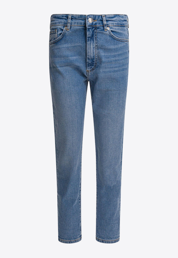Sportmax Brian Straight-Leg Cropped Jeans Blue 2522186075BRIAN005_71cddec8-bc98-43ef-8397-a9855ea00368