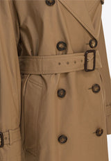 Max Mara The Cube Fiorito Double-Breasted Trench Coat Brown 2529026034FIORITO001_ed9c40e8-a837-4691-803a-398db30be5f0