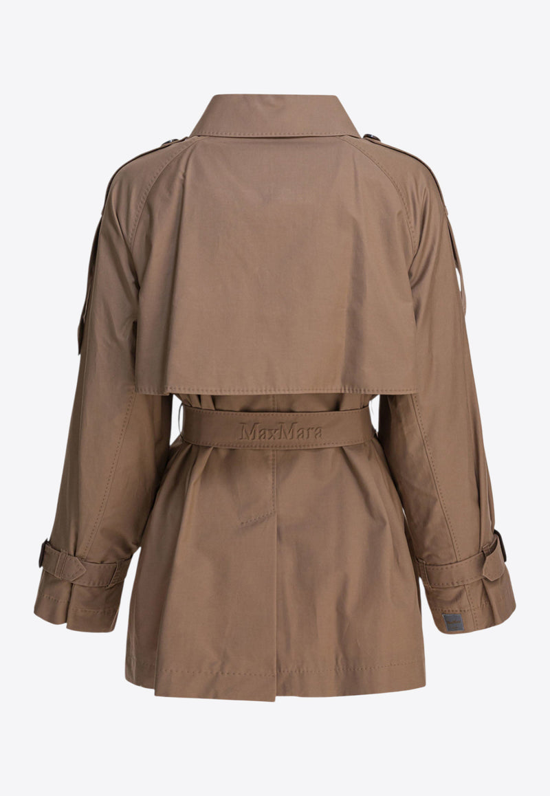 Max Mara The Cube Caroline Double-Breasted Trench Coat Brown 2529026044CAROLINE001_c8b6f6d7-db9f-48c8-ba20-f4c9c6c536de