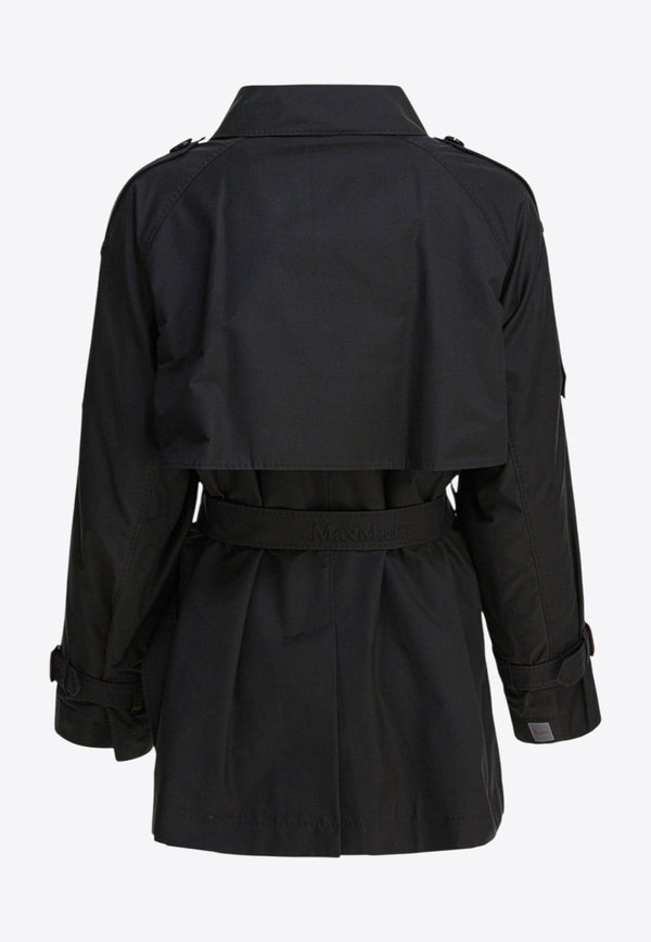 Max Mara The Cube Caroline Double-Breasted Trench Coat Black 2529026044CAROLINE017_4448739a-cd24-45a6-9710-1199a1d61ced