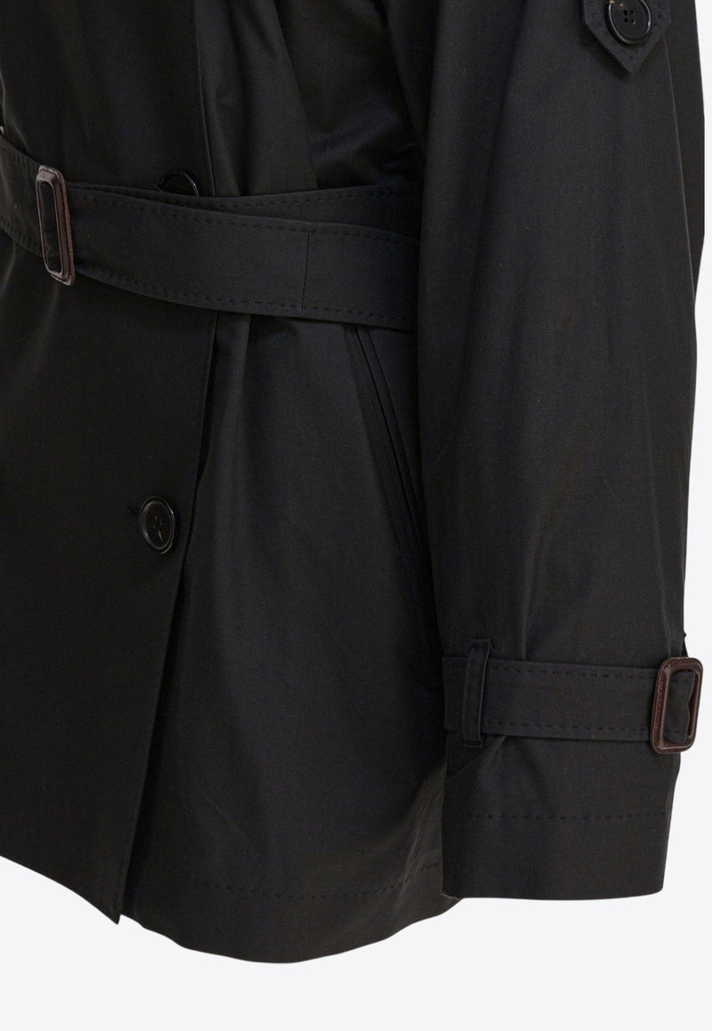 Max Mara The Cube Caroline Double-Breasted Trench Coat Black 2529026044CAROLINE017_4448739a-cd24-45a6-9710-1199a1d61ced