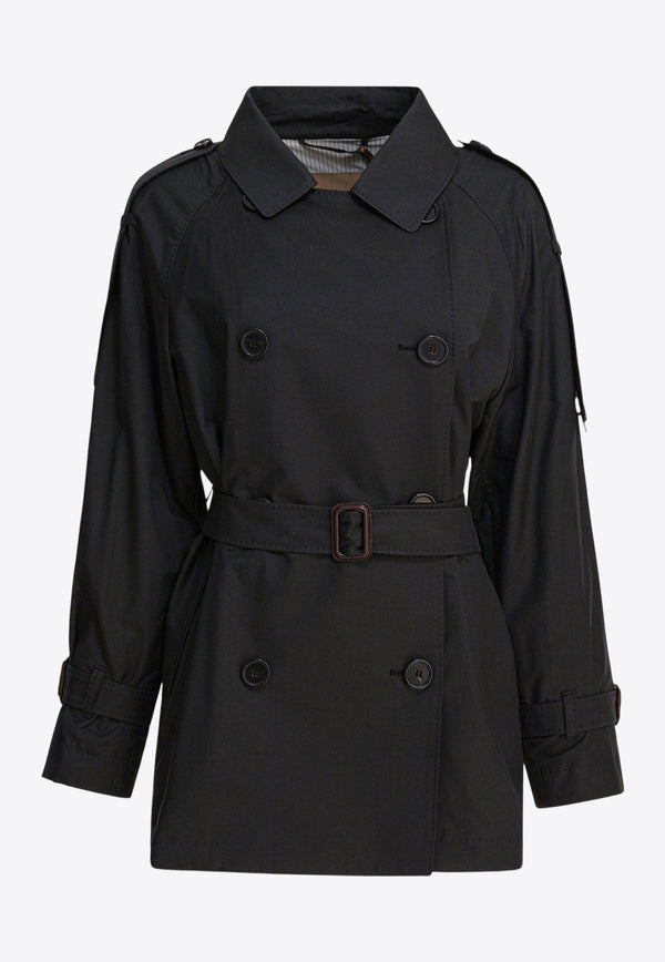 Max Mara The Cube Caroline Double-Breasted Trench Coat Black 2529026044CAROLINE017_4448739a-cd24-45a6-9710-1199a1d61ced