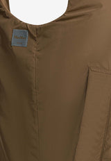 Max Mara The Cube Delfy Zip-Up Hooded Vest Brown 2529296025DELFY001_92c2167a-eed3-4735-9f33-76000782414c