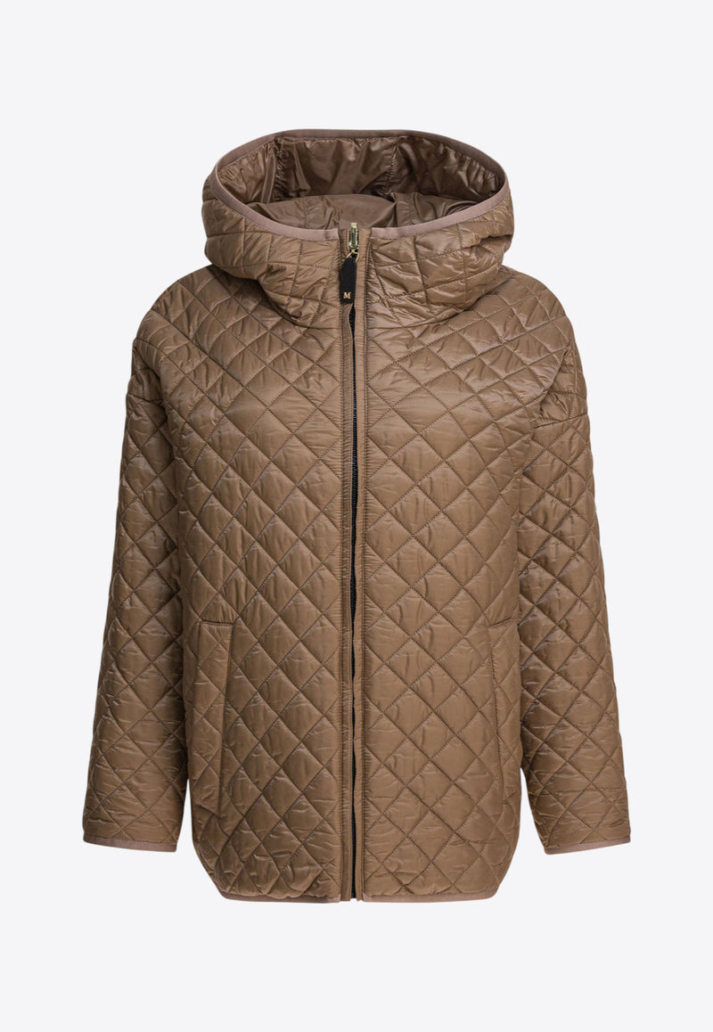 Max Mara The Cube Leo Reversible Padded Jacket Brown 2529486074LEO023_62a5eaee-d5e4-49a0-b435-c35061272f20