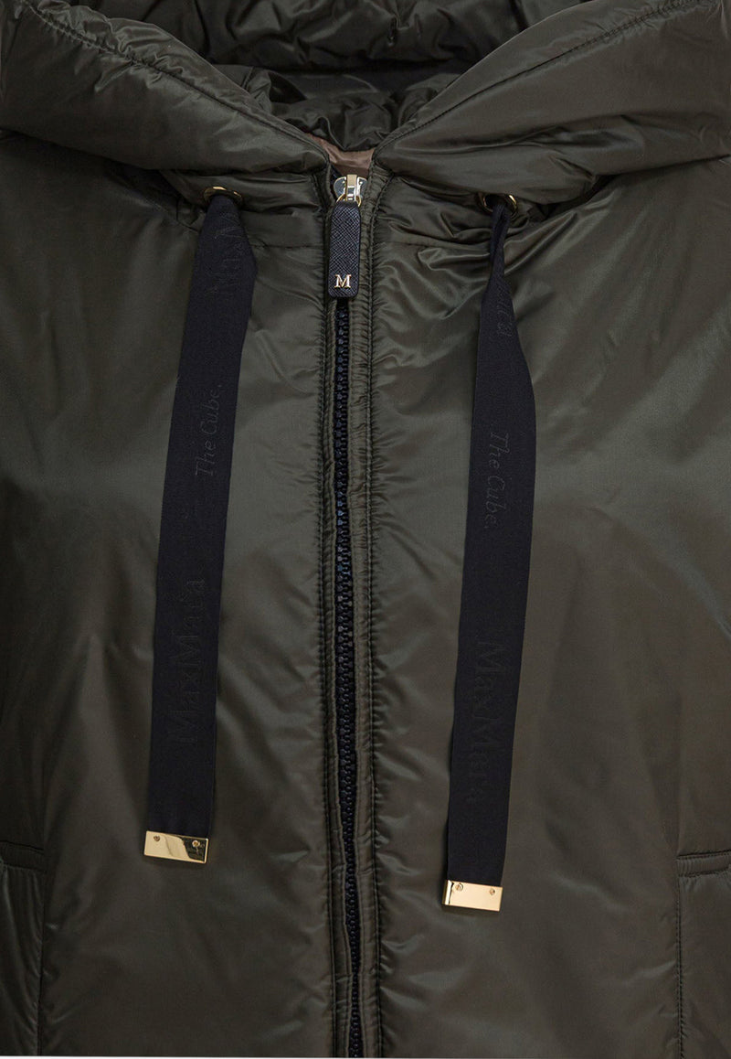 Max Mara The Cube Daria Zip-Up Padded Jacket Dark Green 2529486104DARIA087_ef56518b-d942-4f2b-a61e-8b766b791a8f
