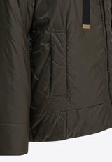 Max Mara The Cube Daria Zip-Up Padded Jacket Dark Green 2529486104DARIA087_ef56518b-d942-4f2b-a61e-8b766b791a8f