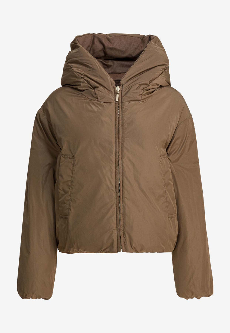 Max Mara The Cube Dalia Reversible Zip-Up Down Jacket Brown 2529486145DALIA042_c7ad1707-6fc9-40d4-9c61-756098f13a28