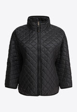 Max Mara The Cube Delfina Quilted Zip-Up Jacket Black 2529736034DELFINA009_82473
