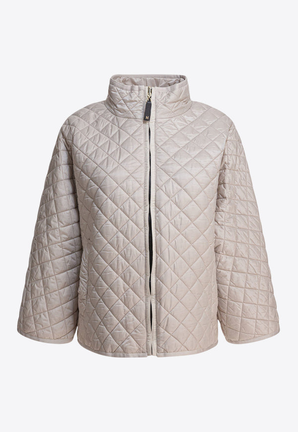 Max Mara The Cube Delfina Quilted Zip-Up Jacket Ivory 2529736034DELFINA028_82469