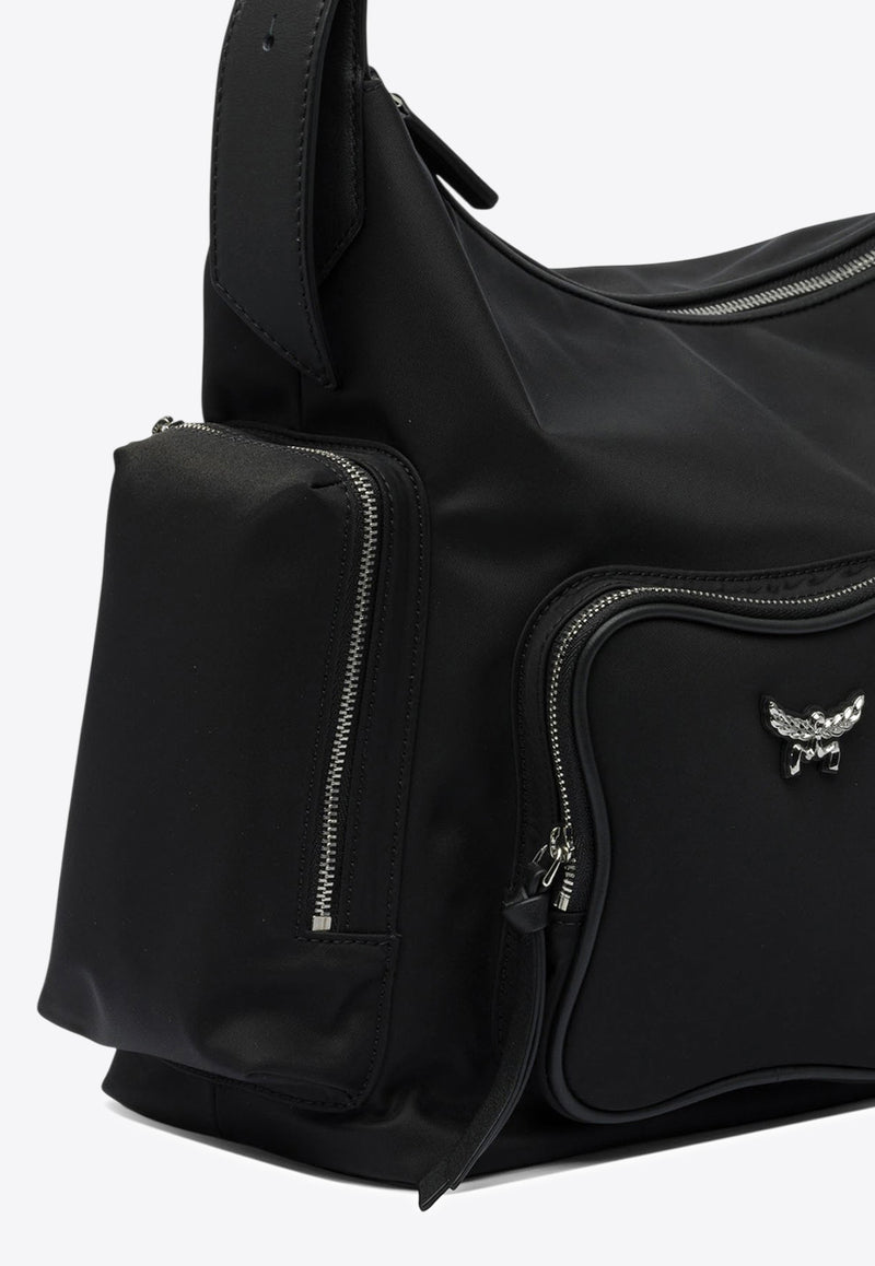 MCM Monogram Shoulder Bag Black MWHFATA01BLACK_db396da9-1bd5-4836-b920-4eedfb3b9155