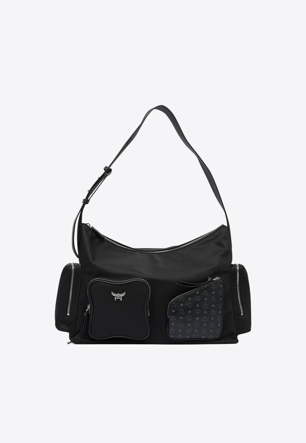 MCM Monogram Shoulder Bag Black MWHFATA01BLACK_db396da9-1bd5-4836-b920-4eedfb3b9155