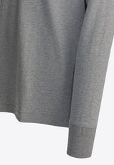 Merz b. Schwanen Seraphim Henley Long-Sleeved T-shirt Gray 2M0680_7ca473bf-cfb2-4896-a9d9-15aa4a1b432a