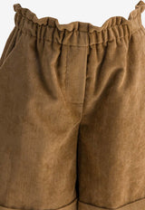 Moncler Enfant Girls Bermuda Shorts Brown