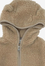 Moncler Kids Babies Zip-Up Fleece Jacket Beige 8G00001-89A3X239_751f3ab5-72d4-431a-8593-4fe6647d56d0