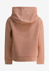 Moncler Enfant Boys Logo-Printed Hooded Sweatshirt Pink