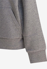 Moncler Enfant Boys Logo-Printed Hooded Sweatshirt Gray