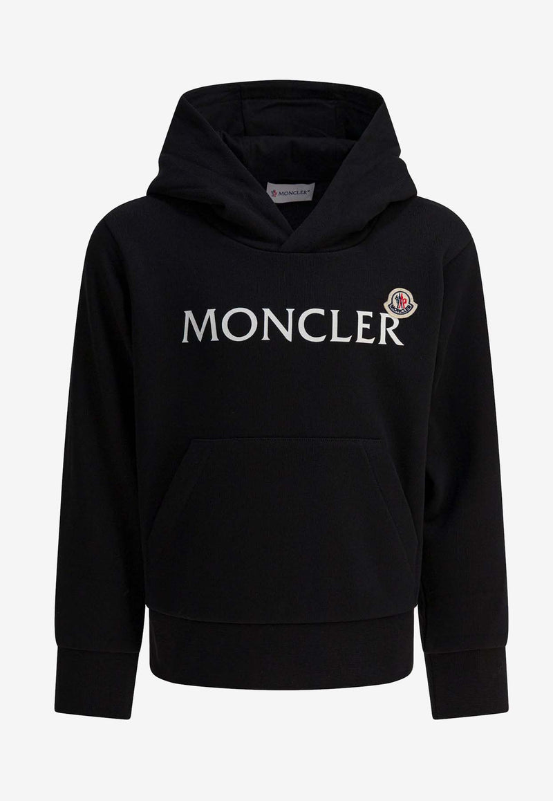 Moncler Kids Boys Logo Print Hooded Sweatshirt Black 8G00017-K899PS999_d65b1d7a-8efd-4cec-8e8b-b0ed2bee5623