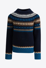 Moncler Kids Boys Patterned Wool Sweater Multicolor 9C00011-M1115778_2843a347-fd73-4904-88af-f7cb2ffaded4