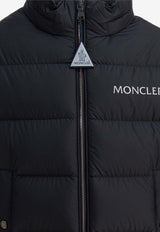 Moncler Kids Boys Logo Print Down Jacket Black BAJAN1A00026-597X2999_88f90f7c-7faf-405b-8aef-148e63dc58a6