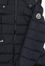 Moncler Kids Boys Logo Patch Down Parka Blue CHARPAL1C50210-54155778_a15b7172-3483-47e8-b62d-6a408317bbbc
