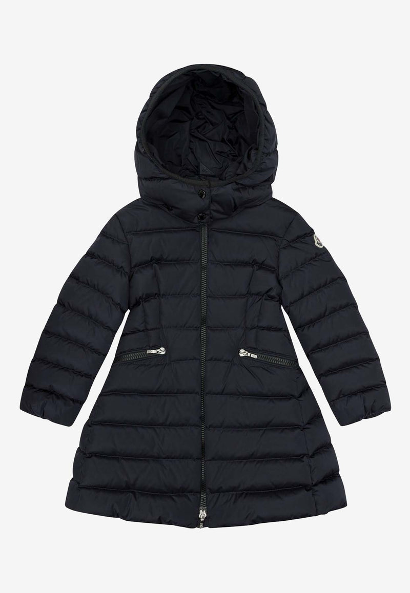 Moncler Kids Boys Logo Patch Down Parka Blue CHARPAL1C50210-54155778_a15b7172-3483-47e8-b62d-6a408317bbbc
