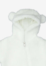 Moncler Kids Babies Logo Patched Zip-Up Onesie White ROMPER8L00009-89A3X032_3877c2b9-ca7a-428c-b798-ca09e0e48a2f