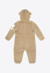 Moncler Enfant Baby Boys Patched Tracksuit Beige