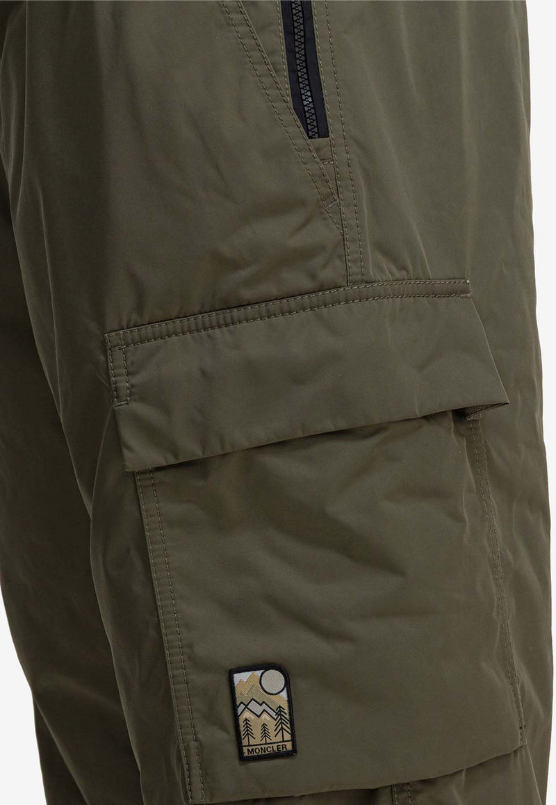 Moncler Grenoble Logo Patch Cargo Pants Green 2A00001-U5988K823_058ef416-902e-4ee8-995c-854850897b83