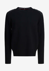 Moncler Grenoble Wool Crewneck Sweater Blue 9C00004-UM1122999_90b6941c-d199-484c-8bca-da6210862421